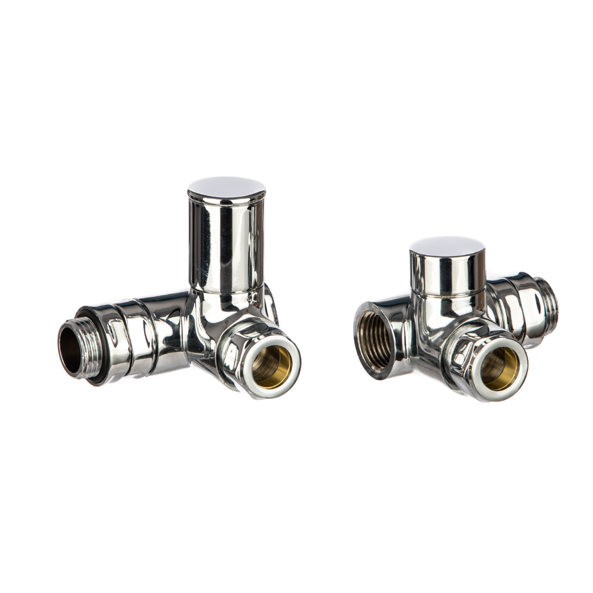 DUAL FUEL POLISHED RADIATOR VALVES